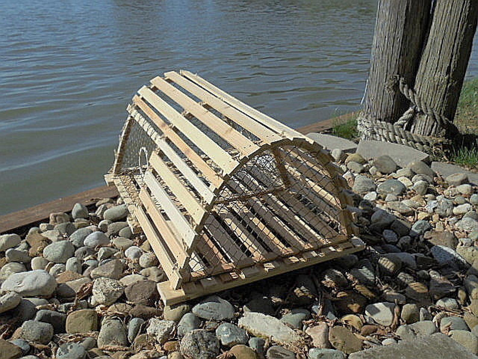 New Half Round Wooden Lobster Trap Handmade Designed From Etsy