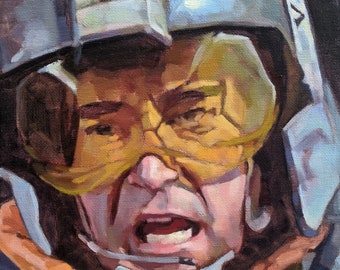 Rogue Two Original Star Wars Oil Painting