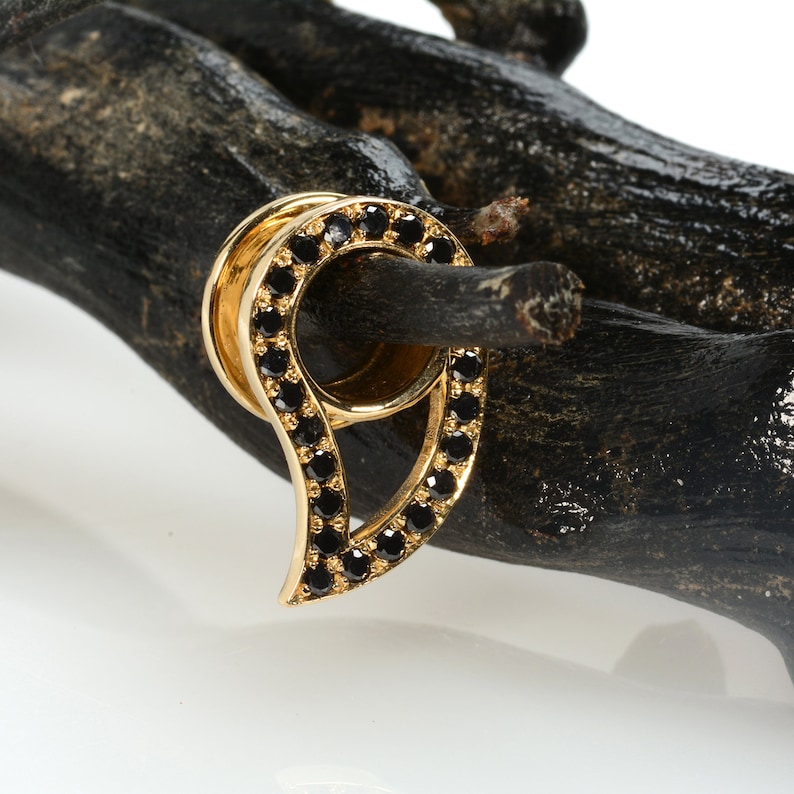 Ear Tunnels Tunnels 14k Ear Plugs Price for One Tunnel Etsy