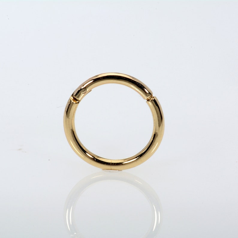 Septum Clicker Nose Ring Daith Piercing Septum Clicker Etsy