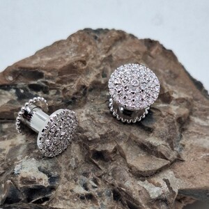 Ear Tunnels Solid Gold Diamonds Ear gauges Plug Tunnel 14k Custom Plugs Earrings Gauged Jewelry Gauge Plugs Earlets image 5