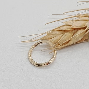 Septum Ring twisted Gold Filled Sterling silver Nose Hoop Helix Earring Cartilage Jewelry