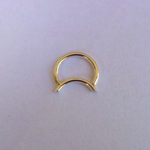 Anneau de nez septum Anneau de nez en argent sterling Cerceau de nez personnalisé Anneau de septum