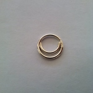 Anneau de septum double Anneau de septum Anneau de nez Anneau de nez en argent sterling Bijoux de septum Anneau de nez