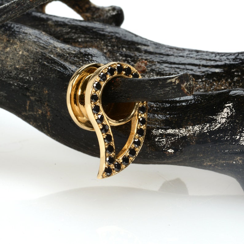 Ear Tunnels Tunnels 14k Ear Plugs Price for One Tunnel Etsy