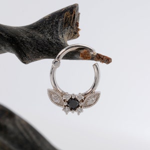 Helix Piercing Earring 14k Gold Diamond Daith Earring Cartilage Jewelry Nose ring