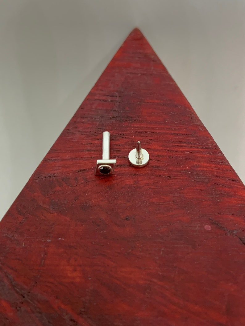 Labret Stud Lip Ring 14K Solid Gold Labret Style Nose Etsy