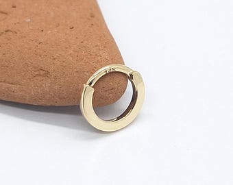 Hoop Clicker 14k Daith Earring Helix Septum Jewelry