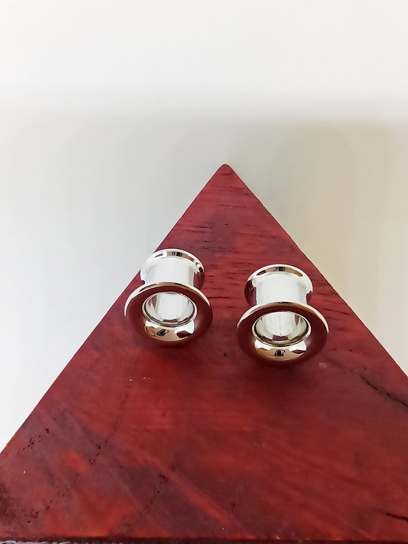 Solid Gold Ear Tunnels 0g Ear Gauges 14k Plugs Piercing Etsy New Zealand