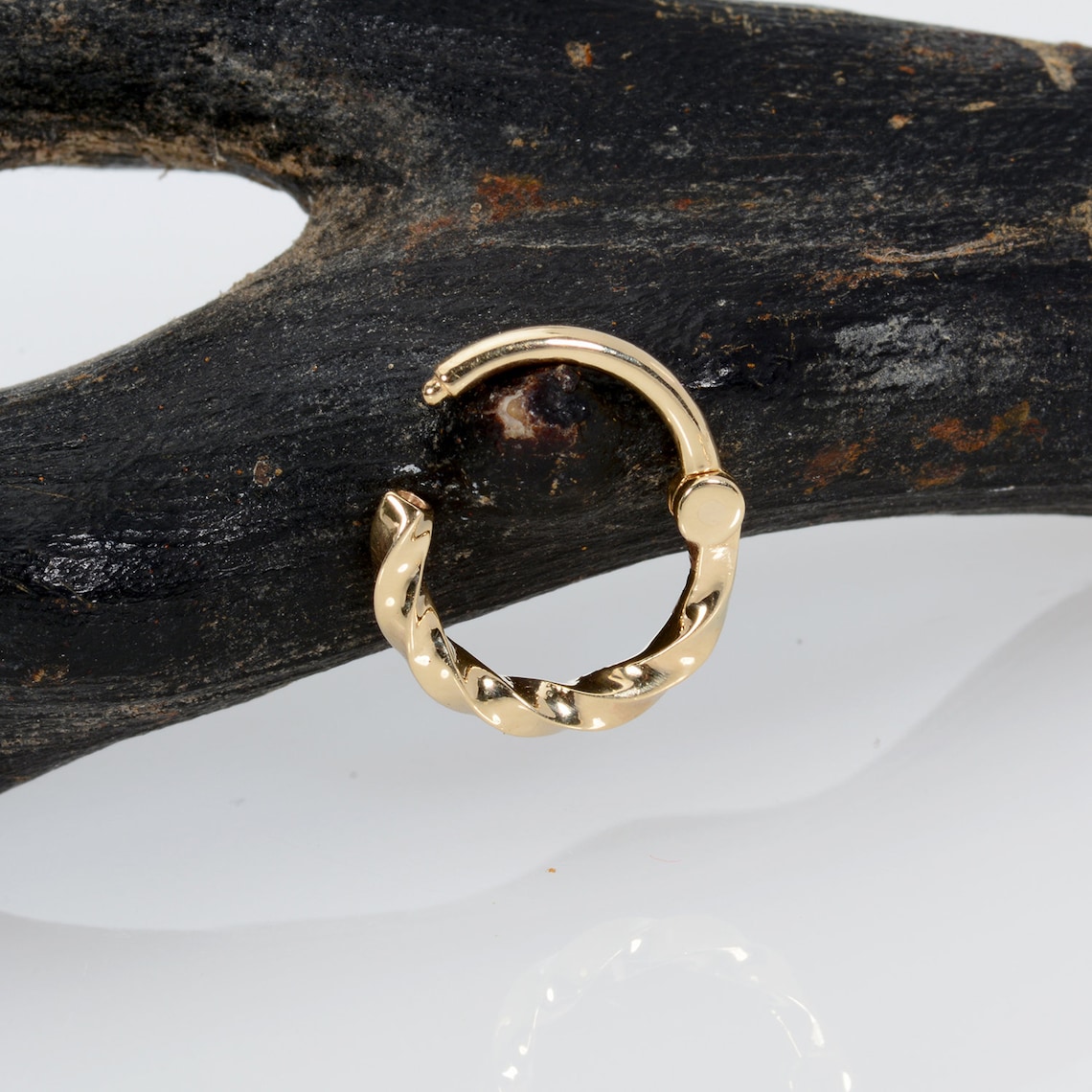 Anello Naso Piercing 18G Acciaio Inossidabile - Clicker Per Setto, Labbro, Orecchio