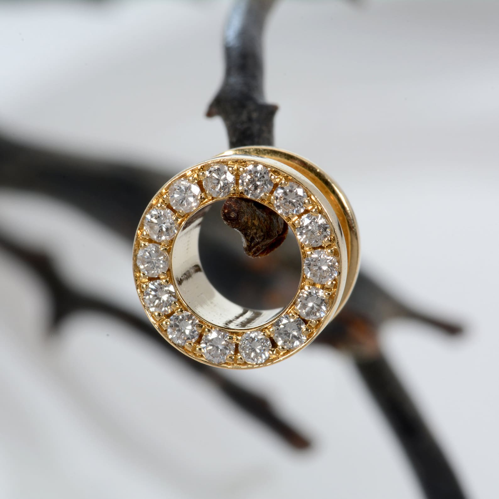 Solid Gold Ear Tunnels Ear Gauges 14k Plugs Piercing Ear Etsy