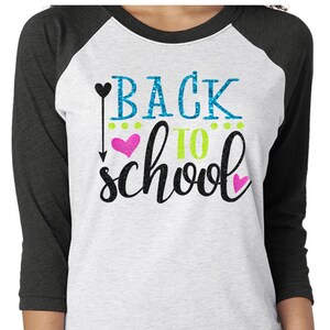 Glitter Back to School Shirt | Back to School Shirts | Teacher Shirt | Teacher Gift | First Day of School Shirt