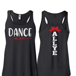 Glitter Dance Mom Bella Canvas Tank Top |  Dance Mom Tank | Dance Bling | Dance Spirit Wear | Dancer Gift | Youth or Adult