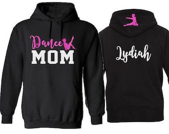 Glitter Dance Mom Hoodie | Dance Hoodie | Customize with your Team & Colors