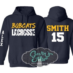 Lacrosse Hoodie | Lacrosse Hoodies | Lacrosse Sweatshirts | Lacrosse Spirit Wear | Customize Colors