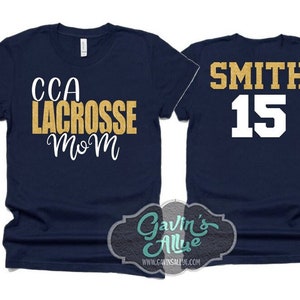 Glitter Senior Lacrosse Mom shirt | Lacrosse Shirts | Glitter Lacrosse Mom shirt | Lacrosse Spirit Wear | Bella Canvas Tshirt
