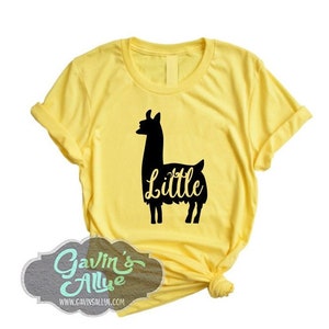 Llama  Shirt | Little Llama Shirts | Just Saying Shirt | Bella Canvas Short Sleeve