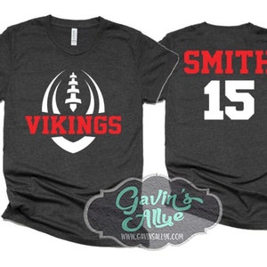 Football Shirts | Football Shirt |  Football Spirit Wear | Custom Football Shirt | Customize  team & colors | Youth or Adult