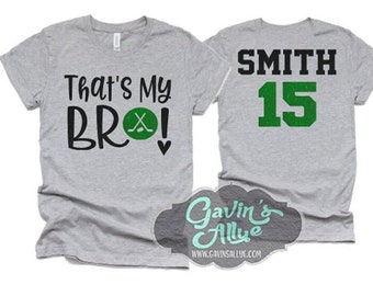 Glitter Hockey Sister shirt | Glitter Hockey  Shirt | Hockey Bling | Bella Canvas Tshirt | Hockey Spirit Wear | Youth or Adult