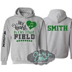 Glitter Band Mom Hoodie | Band Hoodie | Customize with your Colors