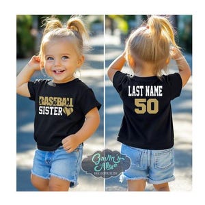 Glitter Baseball Shirt | Baseball Sister Shirt | That&#39;s My Bro! | Bella Canvas Tshirt | Sister Shirt | Youth or Adult