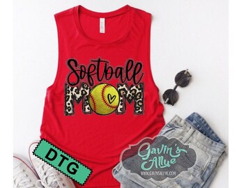 Softball Shirt | DTG Softball Shirt |  Softball Shirts | Custom Softball Mom Shirts