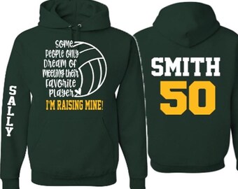 Glitter Volleyball Hoodie |  Volleyball Shirt | Custom Volleyball Hoodie |Volleyball Gift | Customize colors | Youth or Adult
