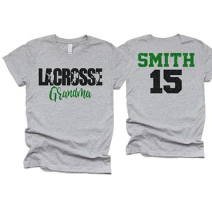 Glitter Lacrosse Grandma shirt | Lacrosse Shirts | Glitter Lacrosse shirt | Lacrosse Bling | Lacrosse Spirit Wear | Bella Canvas Tshirt