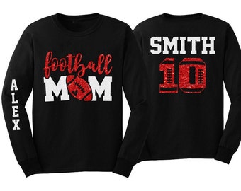 personalized football mom shirts