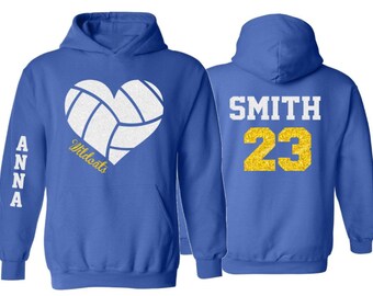 custom volleyball sweatshirts