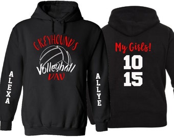Volleyball hoodie | Etsy