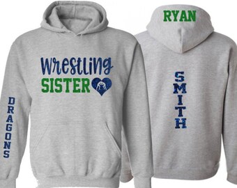 youth wrestling hoodies