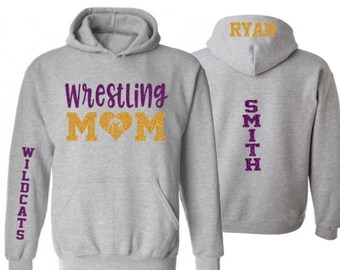 wrestling mom hoodies