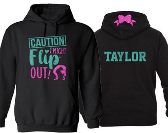 personalised gymnastics hoodie