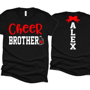 Cheer Brother Shirt | Cheer Short Sleeve Shirt | Cheer Brother | Cheer Spirit Wear | Bella Canvas T-shirt | Youth or Adult