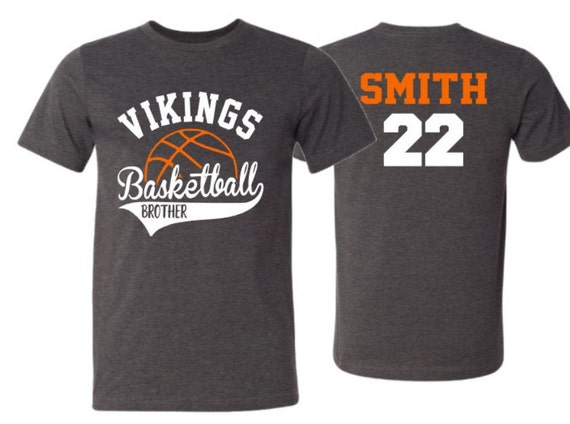 Basketball Brother Shirt Short Sleeve T-shirt Basketball - Etsy