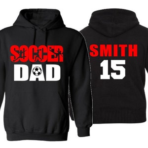 Soccer Hoodies | Soccer Dad Hoodies | Soccer shirts | Customize Colors