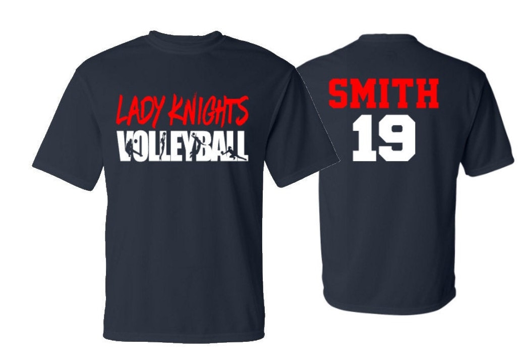 Volleyball Shirt Performance Tshirt Volleyball Spirit Etsy