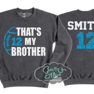 Glitter Football Crewneck Sweatshirt |  Football Spirit Wear | Custom Football | Crewneck Sweatshirt | Football Spirit Wear