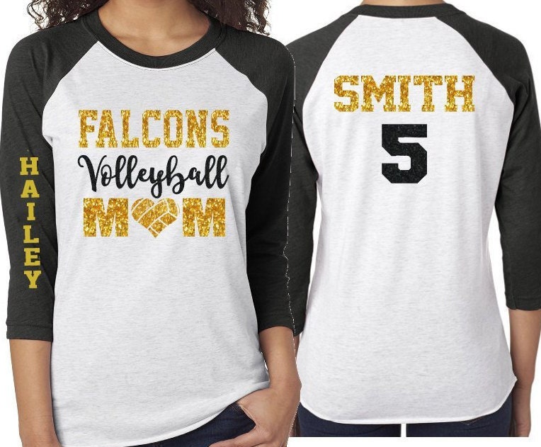Glitter Volleyball Shirt Volleyball Mom Shirt Customized - Etsy