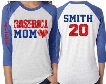 Glitter Baseball Mom Shirt | Baseball Shirts | Baseball Mom Shirts | Baseball Laces Shirt | Glitter Baseball Stitch Mom | Customize