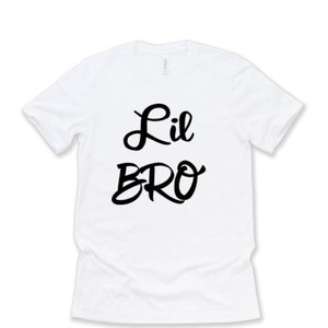 Lil Bro Shirt | Bro Shirt  | Family Shirts | Brother Shirt | Bella Canvas Tshirt