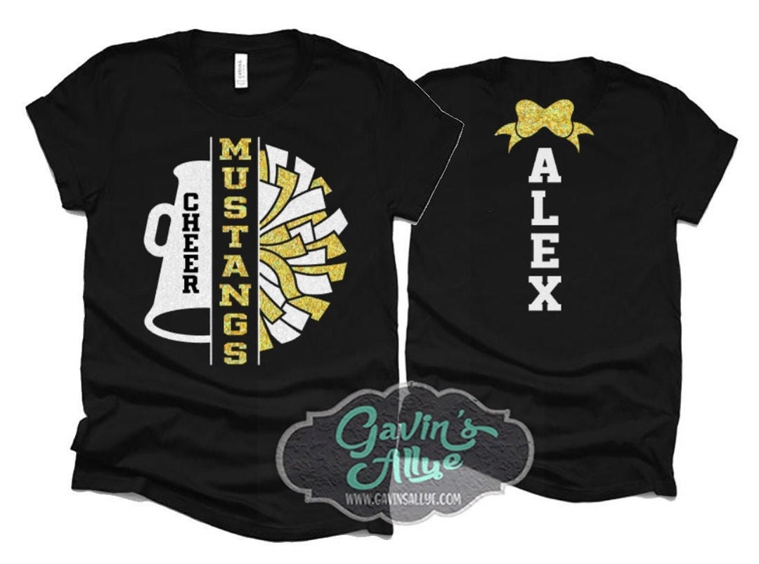 Glitter Cheer Shirt Cheer Tshirts Cheerleading Mom Shirts Cheerleader