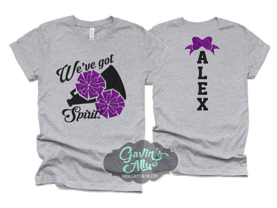Glitter Cheer Shirt Cheer Tshirts Cheerleading Mom Shirts Etsy