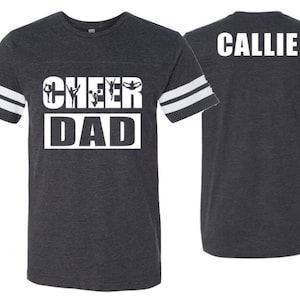 Cheer Dad Shirt / Cheer Shirt / Camiseta de manga corta / Personalizar colores