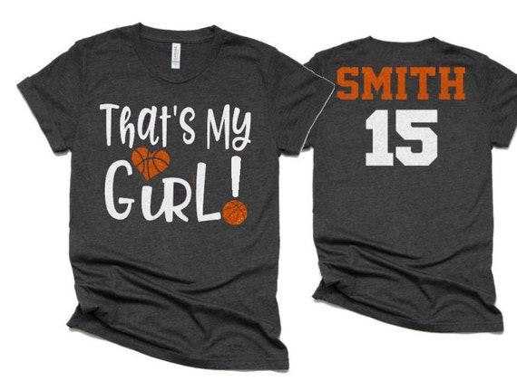 That's My Girl Basketball T-shirt Design