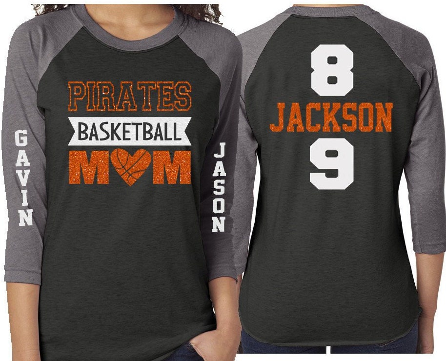 glitter basketball shirt