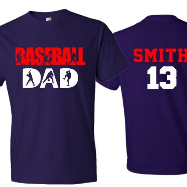 Baseball Dad Shirt Etsy
