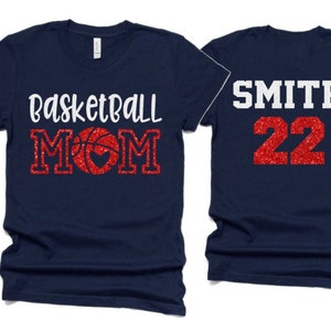 Glitter Basketball Mom Shirt | Basketball Mom Shirt | Basketball Bling | Basketball Spirit Wear | Bella Canvas Tshirt | Basketball Mom Shirt