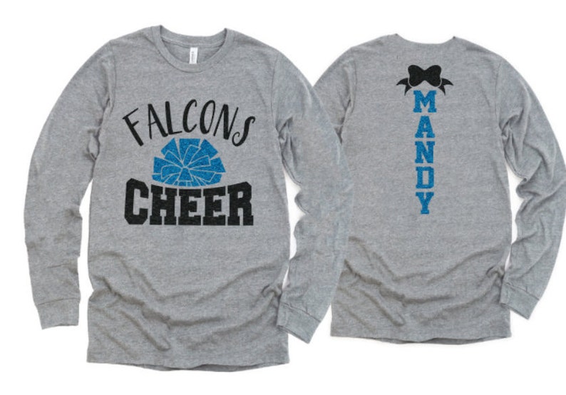 Glitter Cheer Shirt Cheer Shirt Cheer Bling Cheer Spirit Etsy